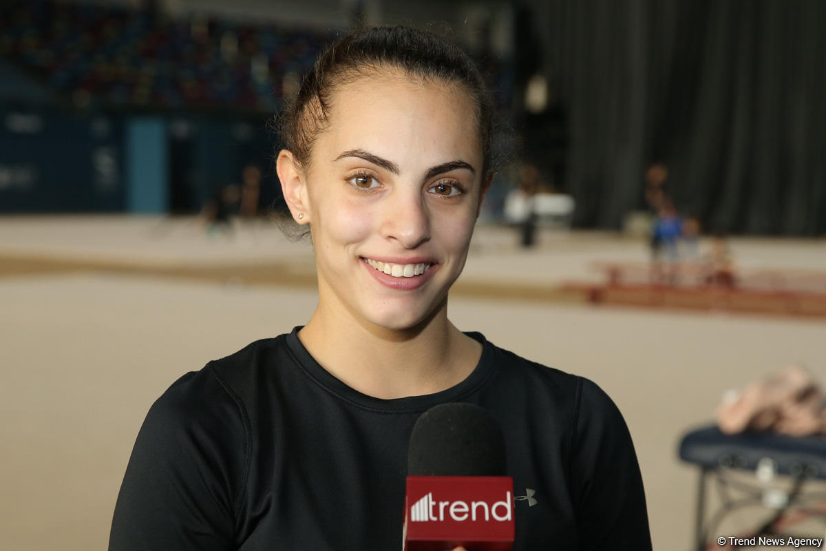 Israeli gymnast Linoy Ashram: Azerbaijani athletes improve with each program - Gallery Image