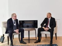 Azerbaijani president meets with Chief Executive Officer of Equinor in Davos (PHOTO) - Gallery Thumbnail