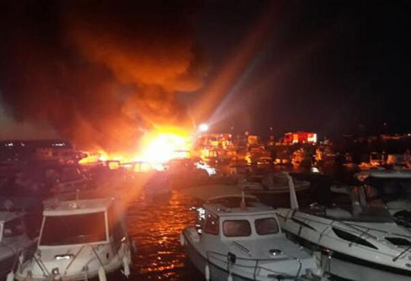 İstanbul'da 6 teknede yangın