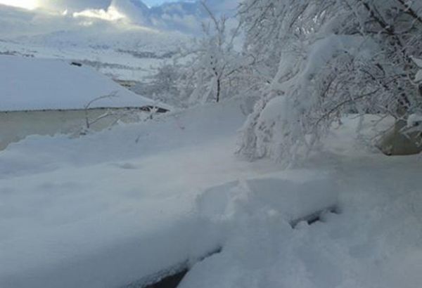 Больше всего снега выпало в Гахе