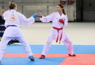 Karateçimiz İrina Zaretska 1 Premyer Liqa turnirində qızıl medal qazanıb