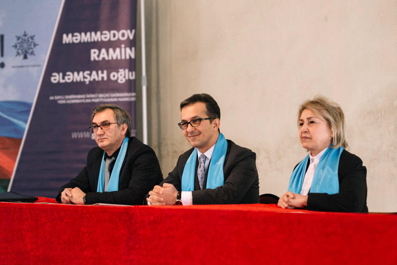 YAP-dan deputatlığa namizəd Ramin Məmmədov seçicilərlə görüşünü davam etdirir (FOTO)