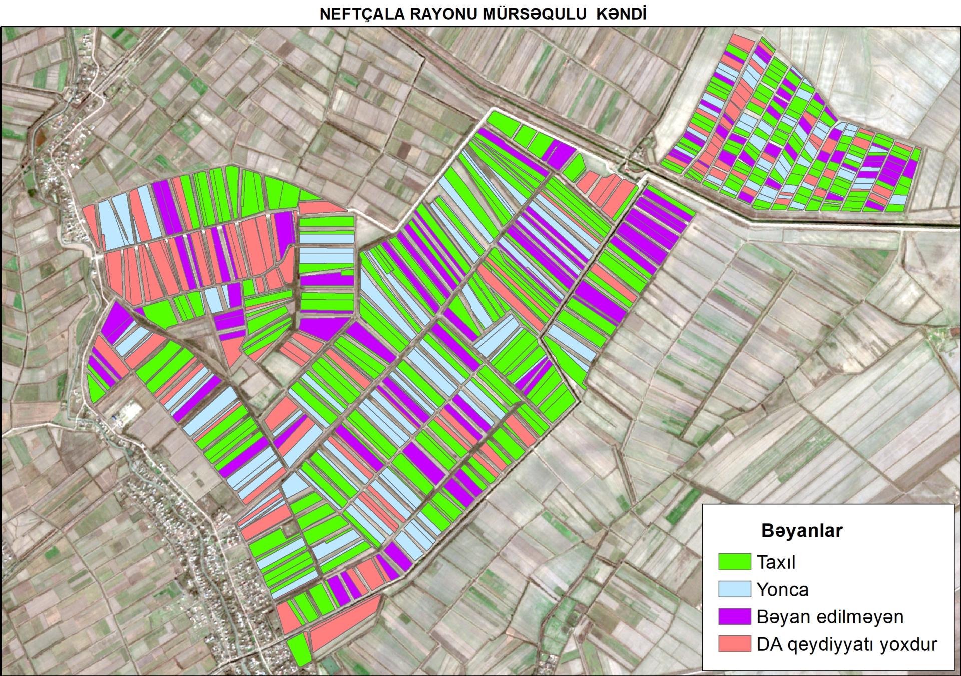 В Азербайджане продолжаются спутниковые проверки осенней урожайности