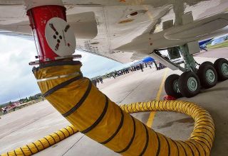 Aviation fuel import to Georgia declines