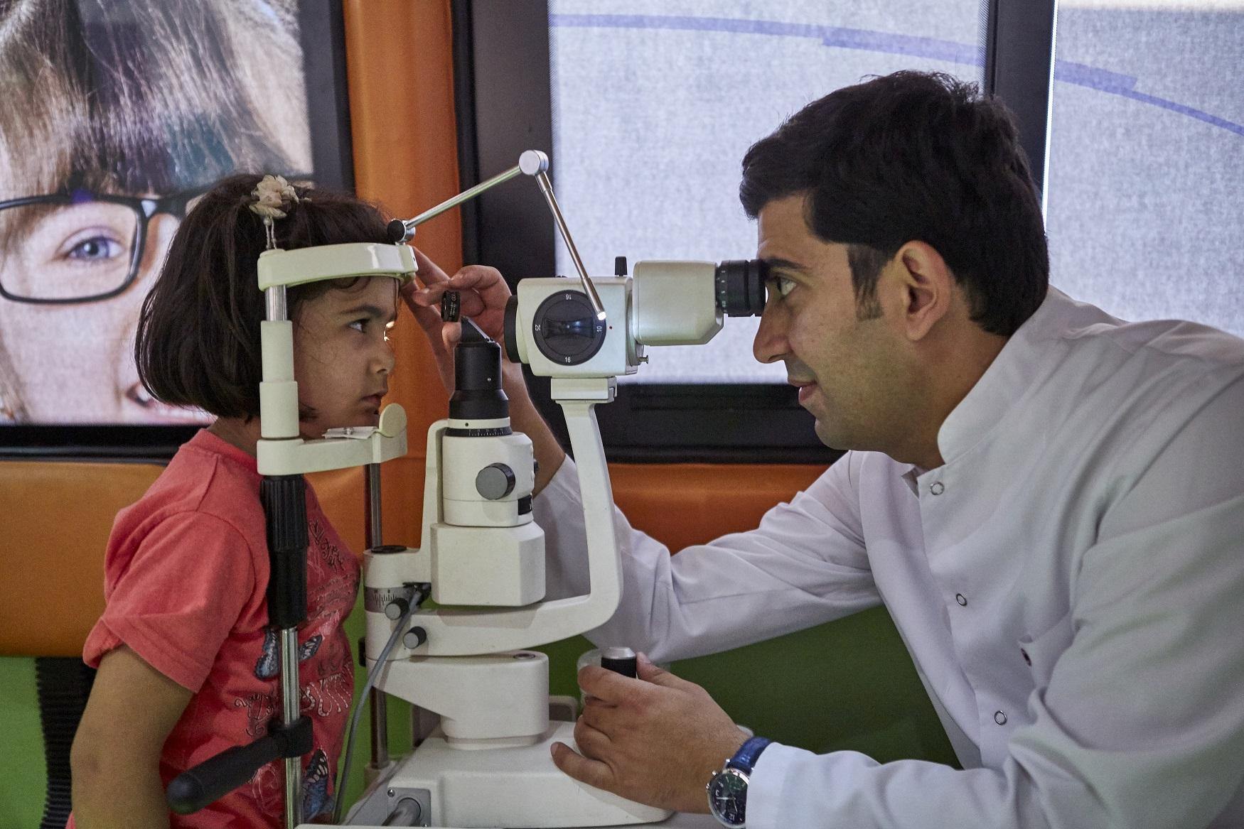 Azercell’s “Mobile Eye Clinic” provides support to over 900 people