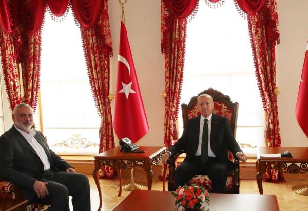 Эрдоган встретился в Стамбуле с главой политбюро ХАМАС