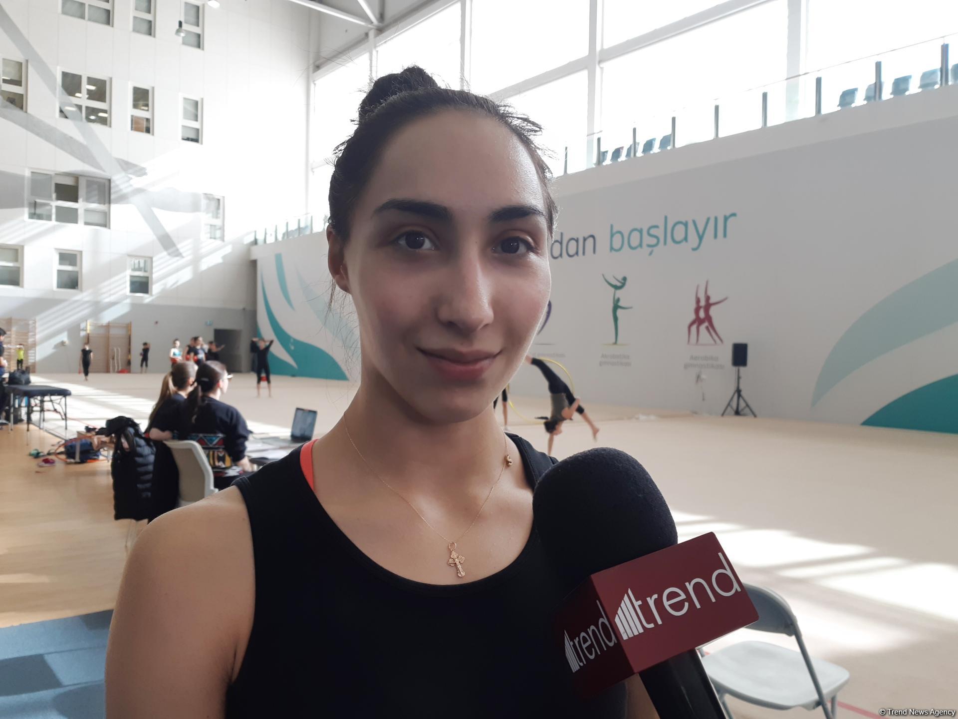 Georgian gymnast feels in Baku as at home