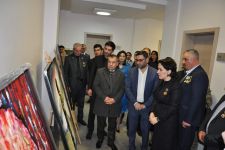 Biləsuvarda "Xocalı - Tarixin qan yaddaşı" adlı rəsm sərgisinin açlışı olub (FOTO)