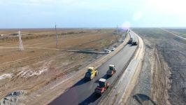 Реконструкция автодороги Бахрамтепе-Билясувар завершится в текущем году (ФОТО)