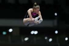Baku's National Gymnastics Arena holds first training in trampoline, tumbling (PHOTO)