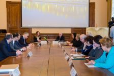 Азербайджанский национальный музей ковра договорился о сотрудничестве с Эрмитажем (ФОТО)