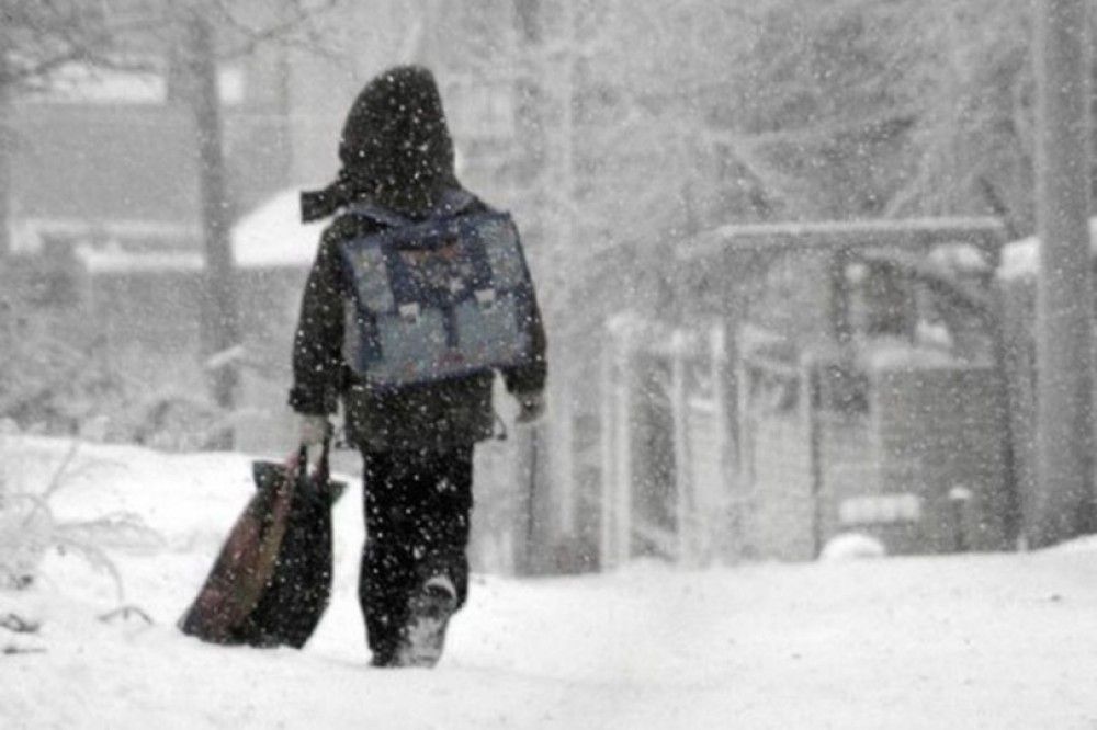 В связи со снежной погодой посещаемость в бакинских школах снизилась