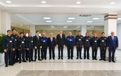 Azerbaijani president attends opening of Dubandi power sub-station (PHOTO)