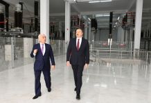 Azerbaijani president attends opening of Dubandi power sub-station (PHOTO)