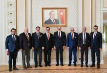 Президент Ильхам Алиев принял делегацию во главе с руководителем группы межпарламентской дружбы Турция-Азербайджан (ФОТО)