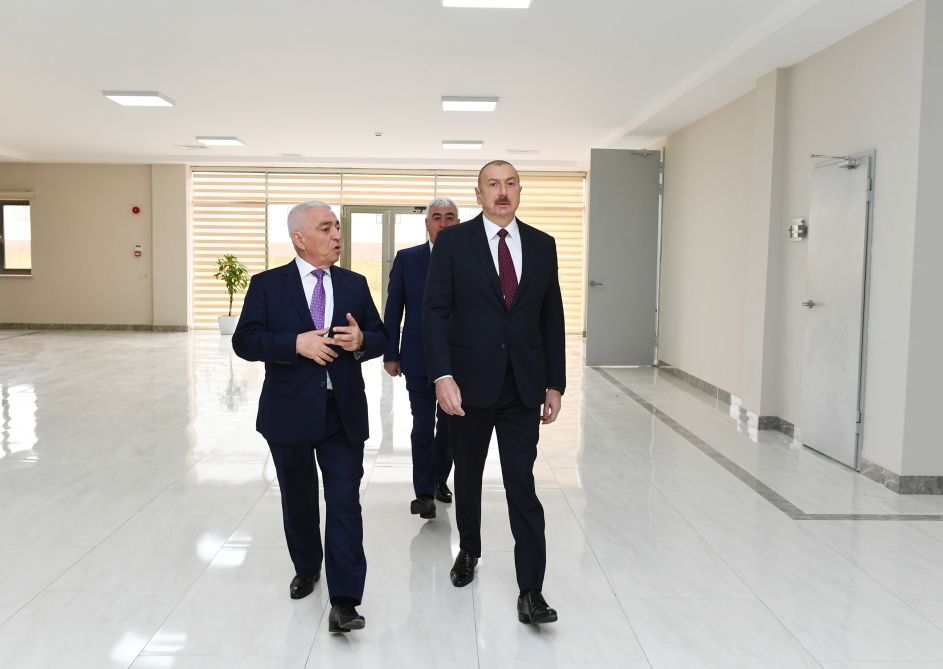 Azerbaijani president attends opening of Dubandi power sub-station (PHOTO)