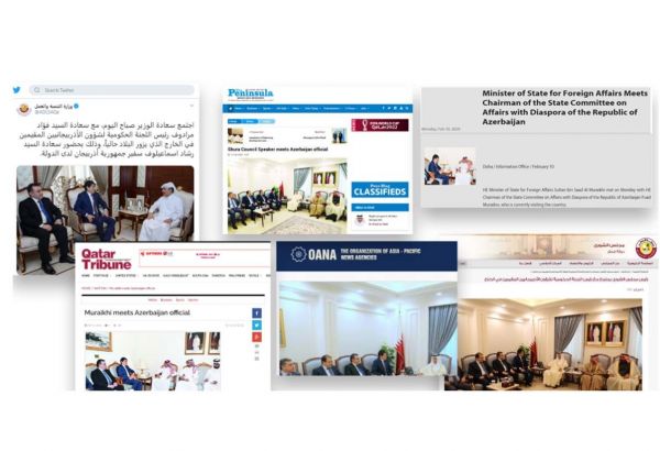 Meetings of Azerbaijan's State Committee on Work with Diaspora in Arab countries widely covered by foreign media