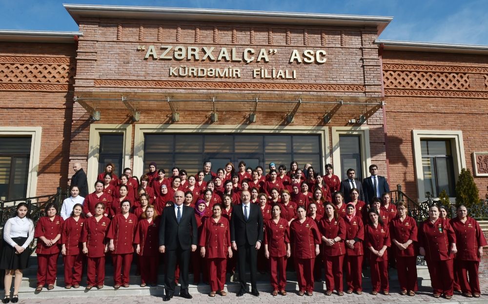 “Azərxalça” ASC-nin Kürdəmir filialının açılışı olub (FOTO) (YENİLƏNİB)