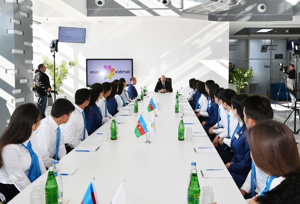 President Ilham Aliyev inaugurates “ASAN xidmet” center in Kurdamir (PHOTO)