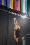Milli Gimnastika Arenasında batut gimnastikası və tamblinq üzrə Dünya Kubokunun iştirakçılarının podium məşqləri keçirilir (FOTO)
