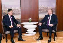President Aliyev meets with Secretary General of Shanghai Cooperation Organization in Munich (PHOTO)