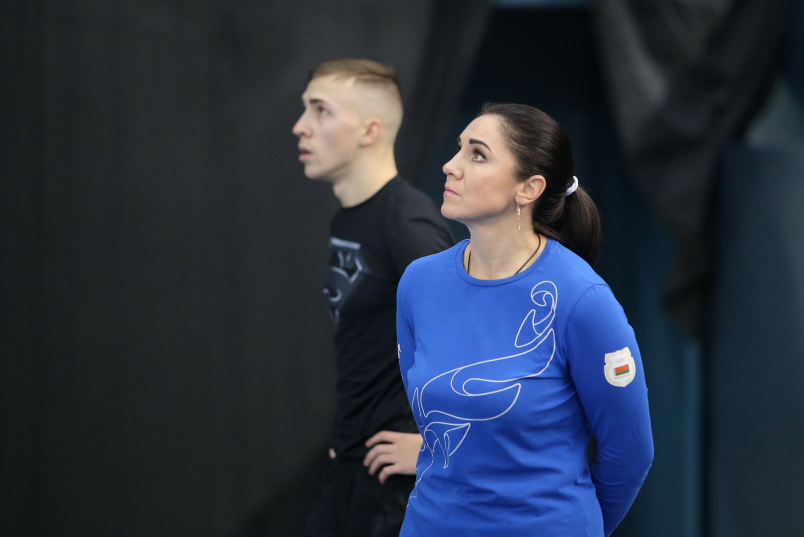 Podium training of gymnasts underway on eve of World Cup in Trampoline and Tumbling in Baku (PHOTO)