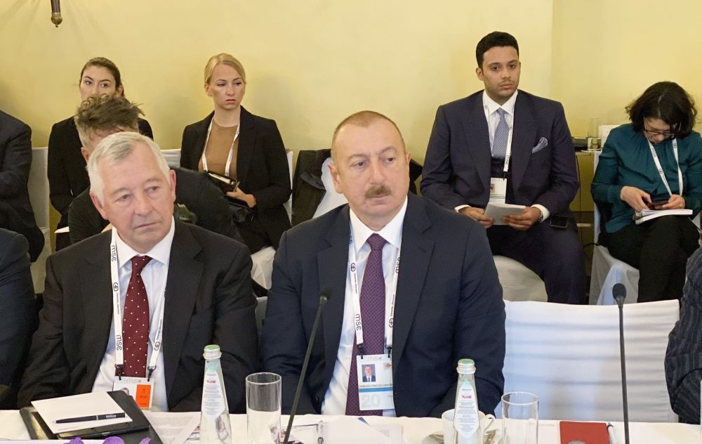 Президент Ильхам Алиев в рамках Мюнхенской конференции по безопасности принял участие в круглом столе на тему «Энергетическая безопасность» (ФОТО)