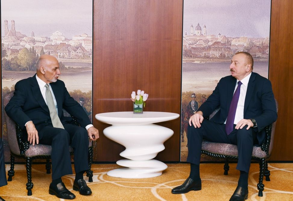 Prezident İlham Əliyev Münxendə Əfqanıstan Prezidenti ilə görüşüb (FOTO) (YENİLƏNİB)