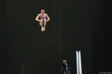 В Баку стартовал первый день Кубка мира по прыжкам на батуте и акробатической дорожке (ФОТО)