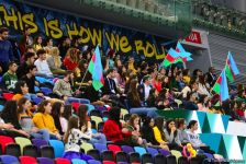Emotions of fans at FIG World Cup in Trampoline Gymnastics & Tumbling in Baku (PHOTO)