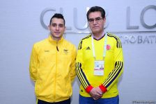 Colombian Ambassador meets athletes within FIG World Cup in Trampoline Gymnastics and Tumbling (PHOTO)