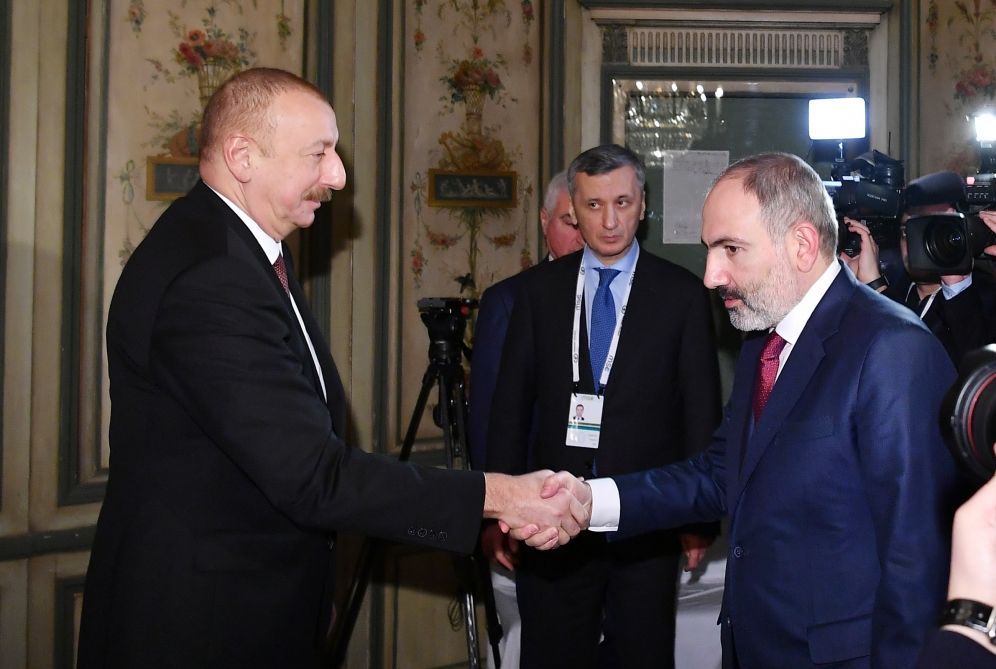 В Мюнхене состоялась встреча Президента Ильхама Алиева и Никола Пашиняна (ФОТО)