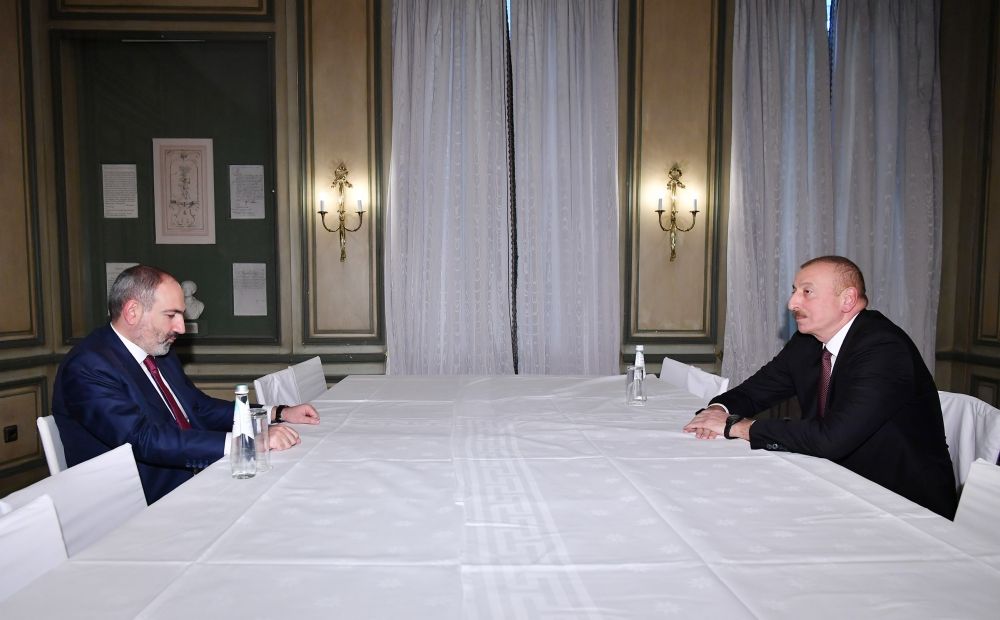 В Мюнхене состоялась встреча Президента Ильхама Алиева и Никола Пашиняна (ФОТО)