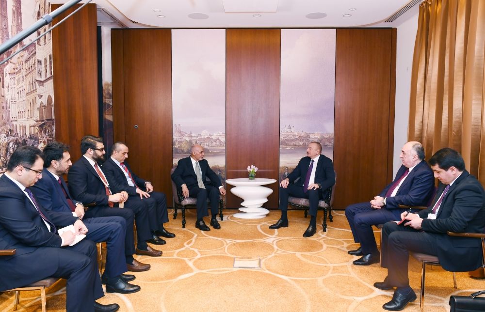 President Ilham Aliyev met with Afghan President in Munich (PHOTO)