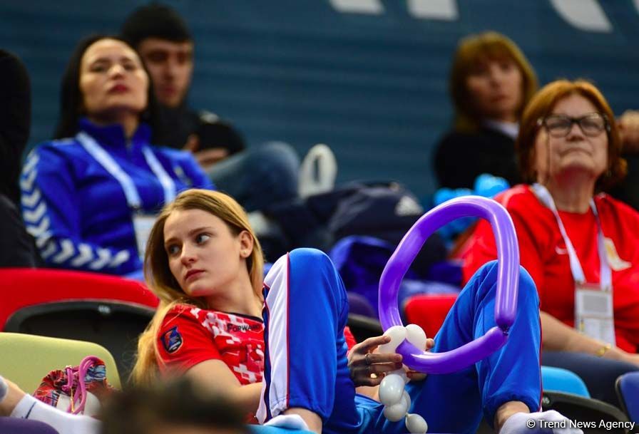 Batut gimnastikası və tamblinq üzrə Dünya Kubokunda tamaşaçıların emosiyaları (FOTO)