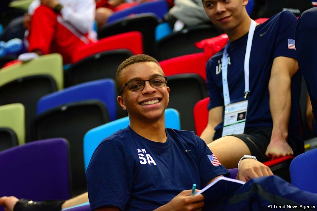 Emotions of fans at FIG World Cup in Trampoline Gymnastics & Tumbling in Baku (PHOTO)