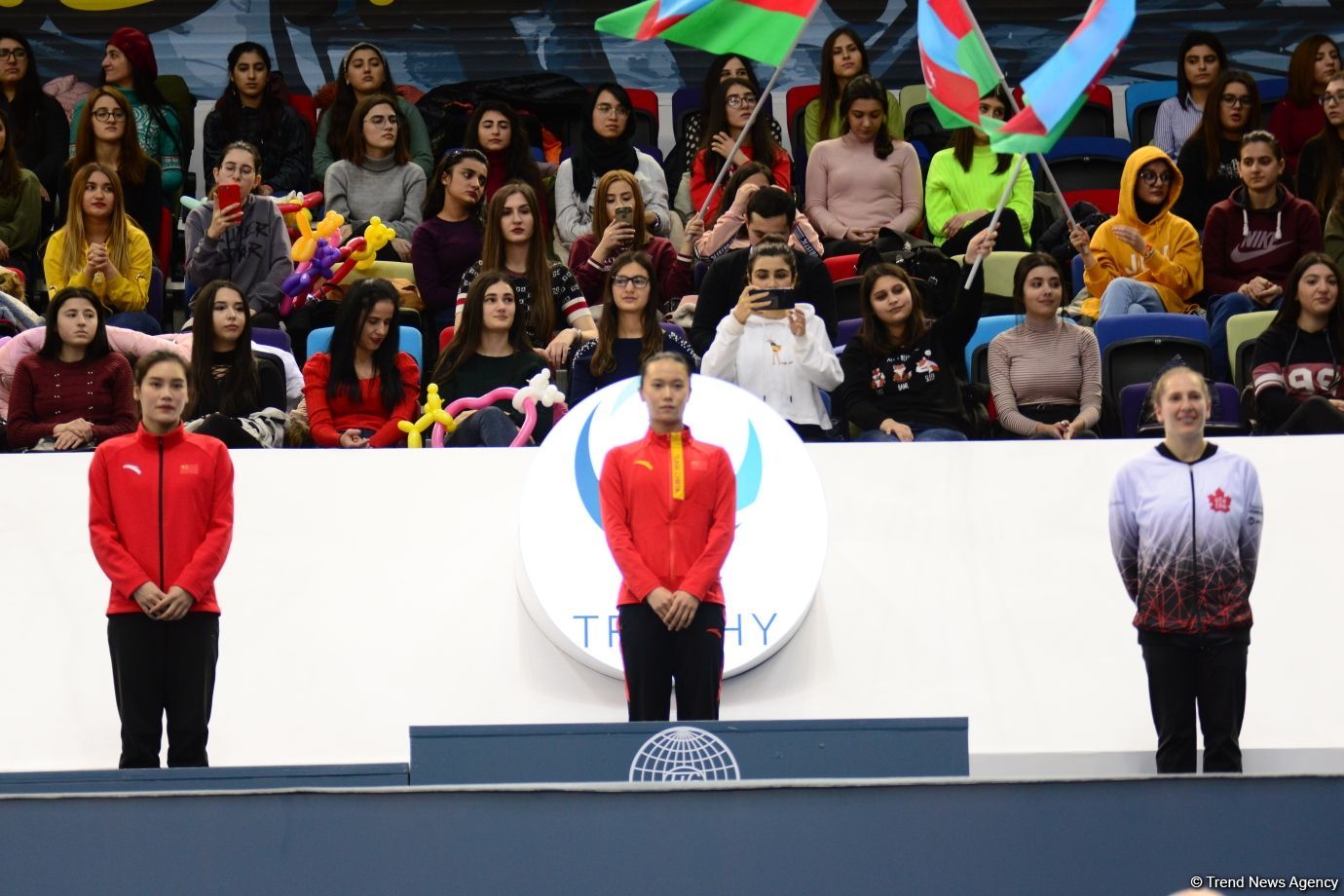 Awarding ceremony for winners of individual program at FIG World Cup in Trampoline Gymnastics & Tumbling held in Baku (PHOTO)