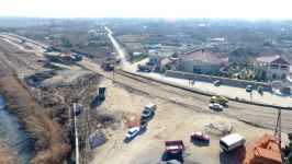 Начата реконструкция дороги между Кюрдамирским и Зардабским районами (ФОТО)