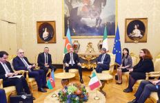Президент Ильхам Алиев встретился с председателем палаты депутатов Италии (ФОТО)