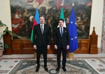 Состоялась встреча Президента Ильхама Алиева с председателем Совета министров Италии Джузеппе Конте (ФОТО)