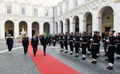 Prezident İlham Əliyevin İtaliya Nazirlər Şurasının Sədri Cüzeppe Konte ilə görüşü olub (FOTO)
