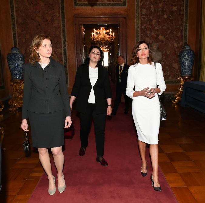 Первый вице-президент Мехрибан Алиева ознакомилась с Квиринальским дворцом Италии (ФОТО)