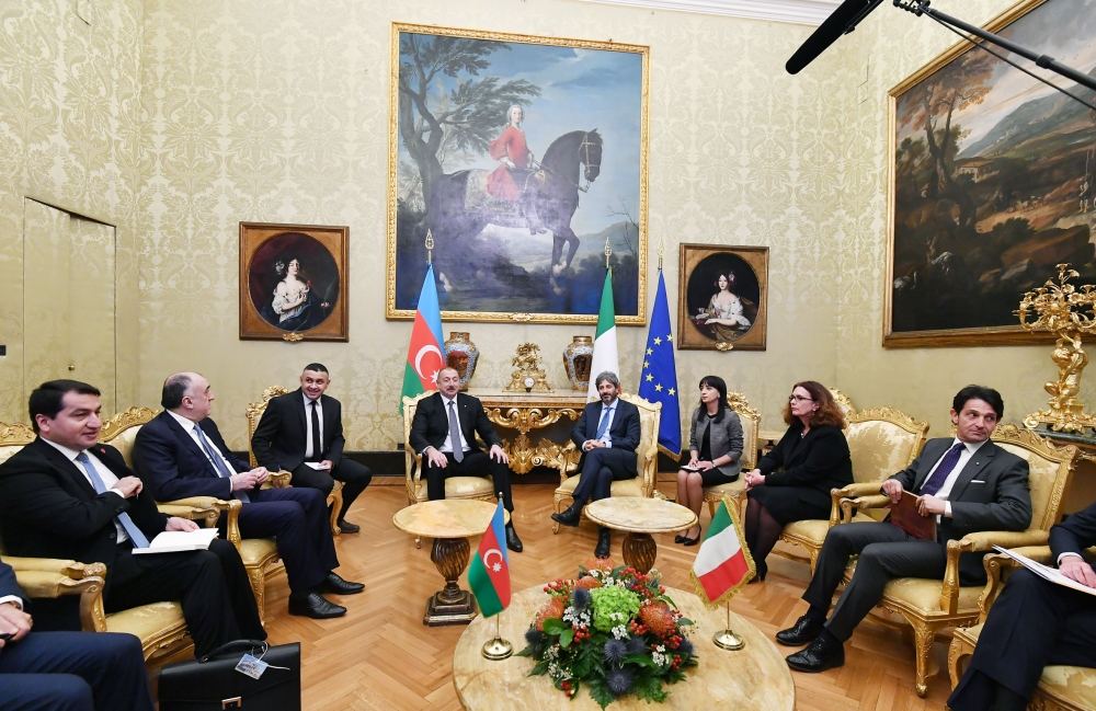 President Ilham Aliyev meets President of Italian Chamber of Deputies (PHOTO) (UPDATE)