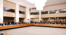 President Ilham Aliyev attends Azerbaijan-Italy business forum in Rome (PHOTO)