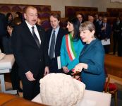 President Ilham Aliyev met with mayor of Rome (PHOTO)