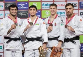 Azərbaycan cüdoçuları Almaniyada nüfuzlu yarışda 4 medala sahib olublar (FOTO)