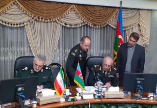 Военная делегация Азербайджана находится с визитом в Иране (ФОТО)