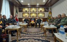 Военная делегация Азербайджана находится с визитом в Иране (ФОТО)