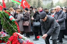 Azerbaijani public commemorates Khojaly genocide victims (PHOTO)