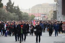 Azərbaycan ictimaiyyəti Xocalı soyqırımı qurbanlarının xatirəsini yad edir (FOTO)